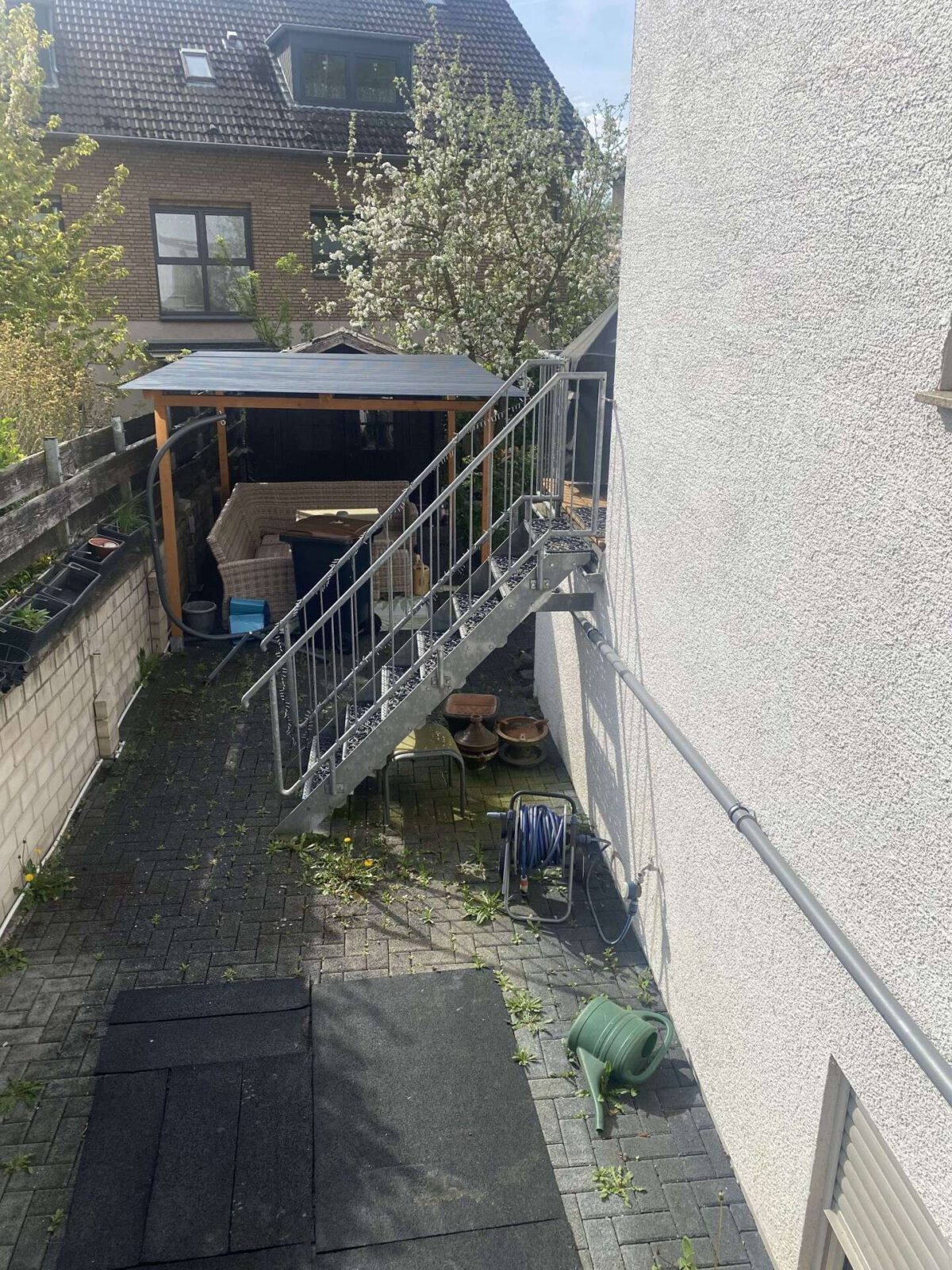 Treppe Garten von Balkon