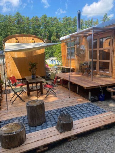 Tiny House – Bauwagen 46 m² mit Dauerwohnsitz im Bergischen, 51515 Kürten, Haus