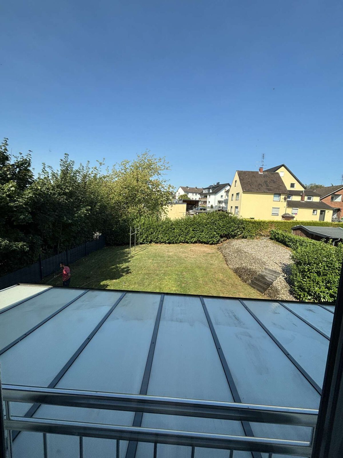 Ausblick in den Garten