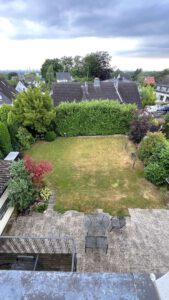 Gartenausblick