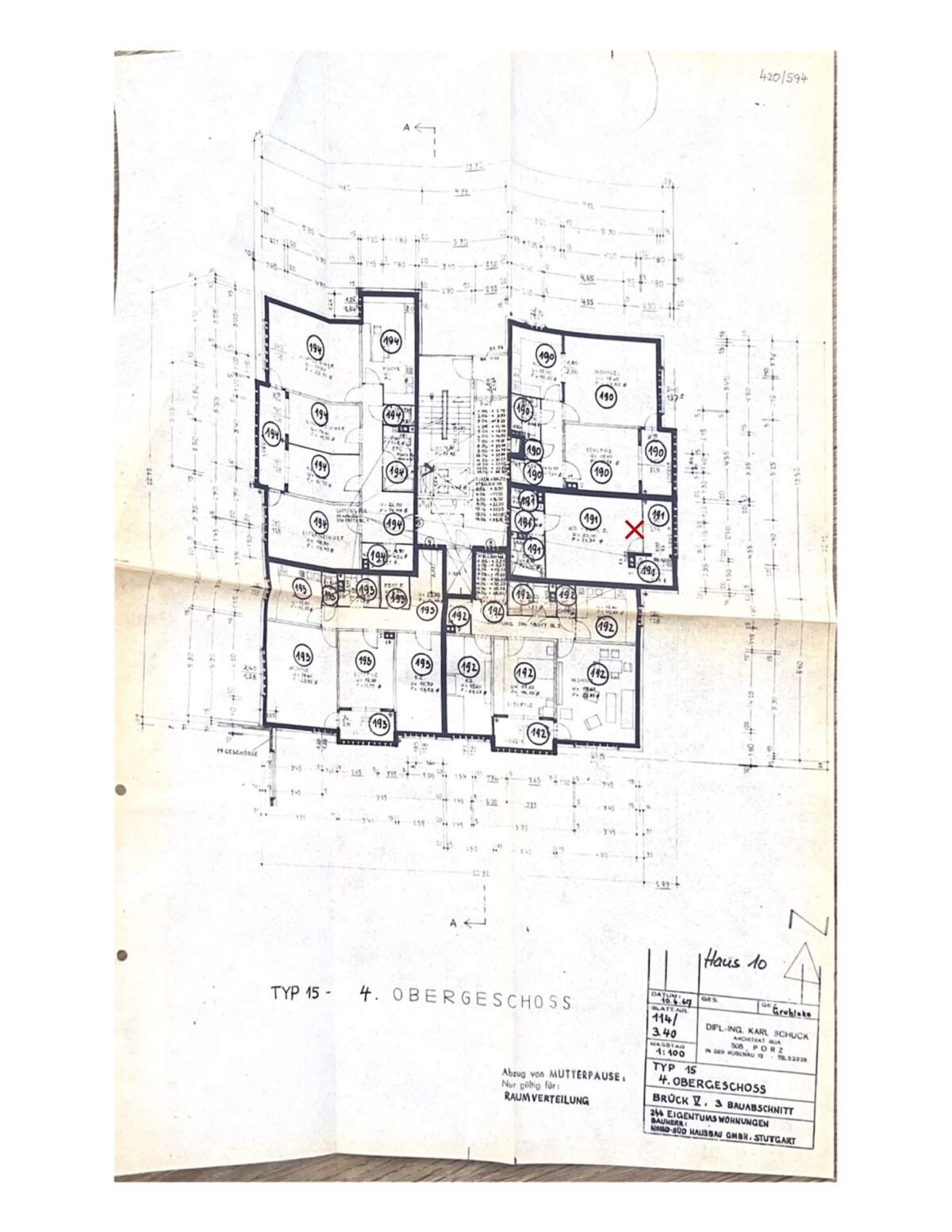 Grundriss_WE191_markiert